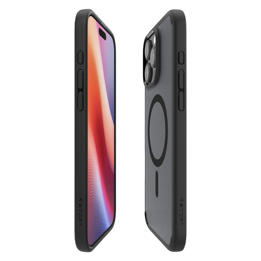 ETUI SPIGEN ULTRA HYBRID MAG MAGSAFE IPHONE 16 PRO MAX FROST BLACK MATOWE CZARNE
