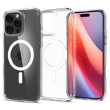 ETUI SPIGEN ULTRA HYBRID MAG MAGSAFE IPHONE 16 PRO TRANSPARETNO BIAŁE