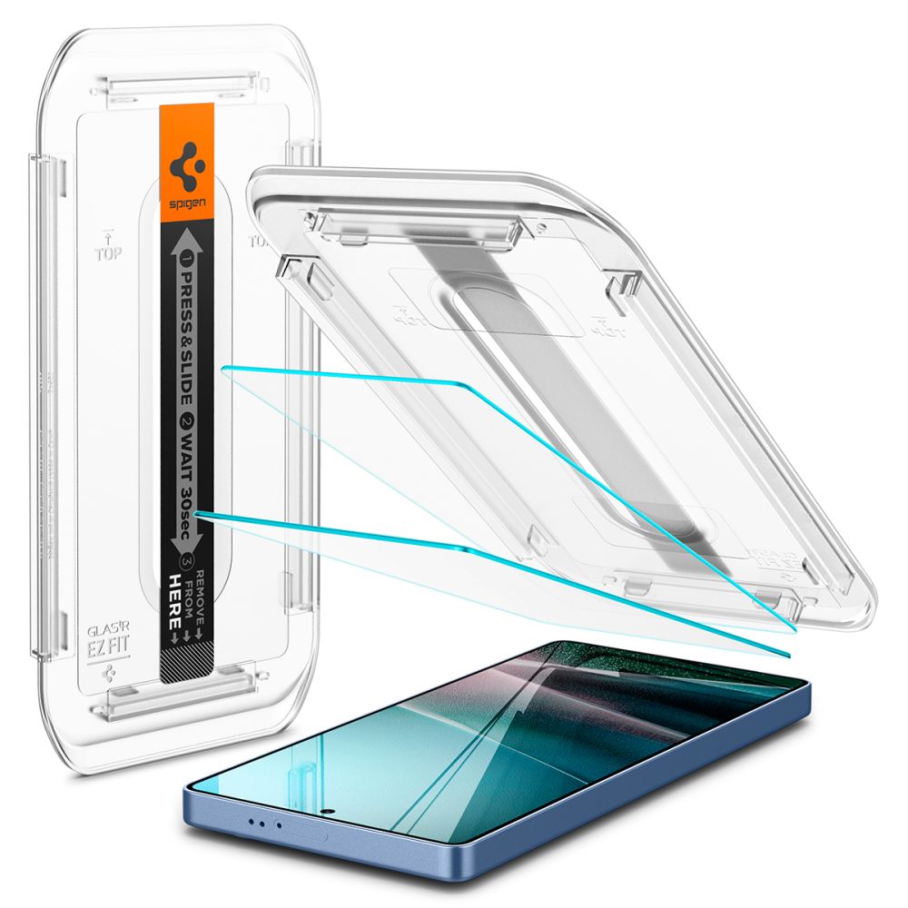 SZKŁO HARTOWANE SPIGEN GLAS.TR ”EZ FIT” HD 2-PACK SAMSUNG GALAXY S25 ULTRA CLEAR