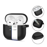 ETUI NA SŁUCHAWKI TECH-PROTECT SILICONE HOOK APPLE AIRPODS 4 CZARNE
