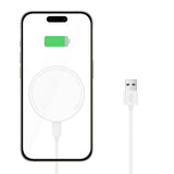 ŁADOWARKA INDUKCYJNA TECH-PROTECT QI15W-A33 MAGNETIC MAGSAFE WIRELESS CHARGER BIAŁA