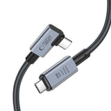 KABEL TECH-PROTECT ULTRABOOST MAX ”L” USB 4.0 8K 40GBPS TYPE-C CABLE PD240W 150CM SZARY