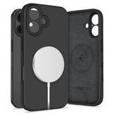 ETUI TECH-PROTECT LIQUID SILICONE MAGSAFE IPHONE 16 CZARNE