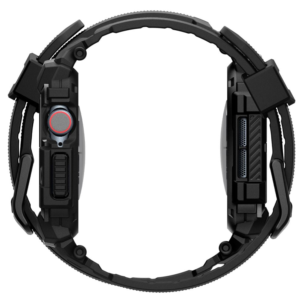 PASEK SPIGEN RUGGED ARMOR ”PRO” APPLE WATCH 10 (46 MM) CZARNY