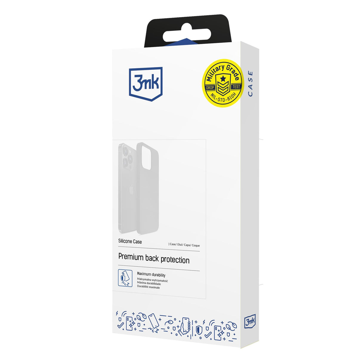 ETUI SAMSUNG GALAXY S23 FE - 3MK SILICONE CASE CZARNE