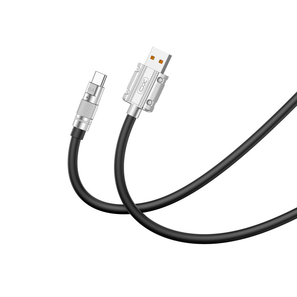 XO KABEL NB227 USB - USB-C 1,2 M 6A CZARNY