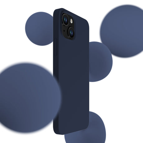ETUI APPLE IPHONE 15 PLUS - 3MK SILICONE CASE DARK NAVY GRANATOWE