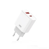 XO ŁADOWARKA SIECIOWA CE12 PD QC 3.0 20W 1X USB 1X USB-C BIAŁA + KABEL USB-C - LIGHTNING