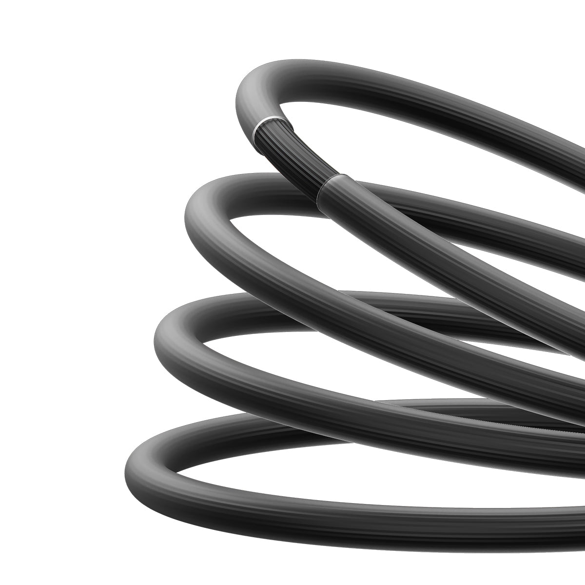 BASEUS KABEL COOLPLAY USB - LIGHTNING 1M 2,4A CZARNY