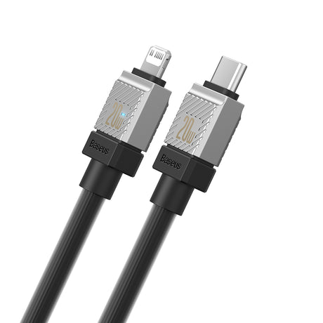 BASEUS KABEL COOLPLAY USB-C - LIGHTNING 1M 20W CZARNY