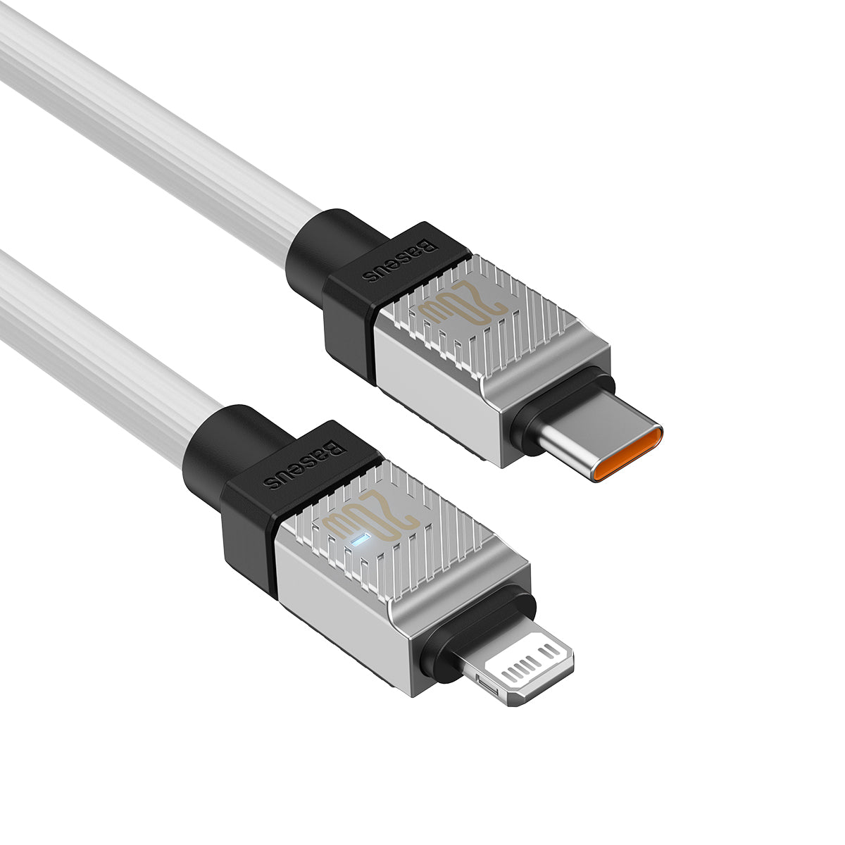 BASEUS KABEL COOLPLAY USB-C - LIGHTNING 2M 20W BIAŁY