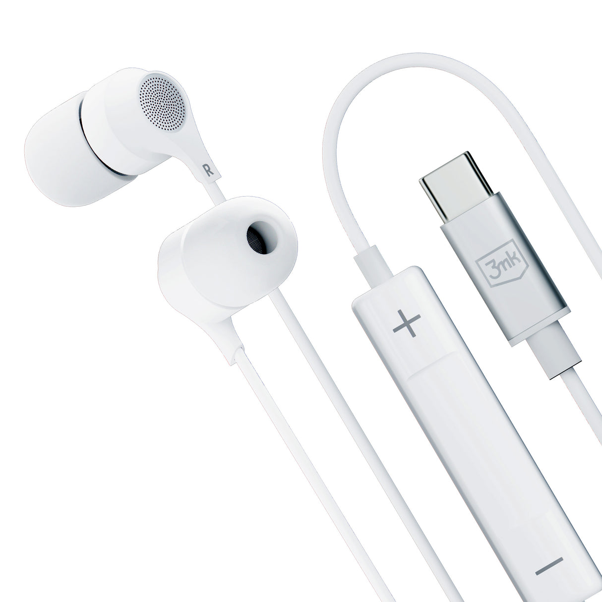 SŁUCHAWKI PRZEWODOWE 3MK WIRED EARPHONES USB-C