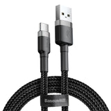 BASEUS KABEL CAFULE USB - USB-C 3M 2A SZARO-CZARNY