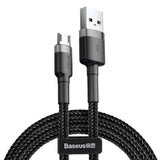 BASEUS KABEL CAFULE USB - MICRO USB 1,0M 2,4A SZARO-CZARNY