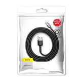 BASEUS KABEL CAFULE USB - MICRO USB 1,0M 2,4A SZARO-CZARNY