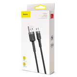 BASEUS KABEL CAFULE USB - MICRO USB 3,0M 2A SZARO-CZARNY