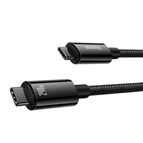 BASEUS KABEL TUNGSTEN PD USB-C - USB-C 1,0M CZARNY 240W