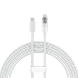 BASEUS KABEL EXPLORER PD USB-C - LIGHTNING 2,0M BIAŁY Z KONTROLĄ TEMPERATURY 20W