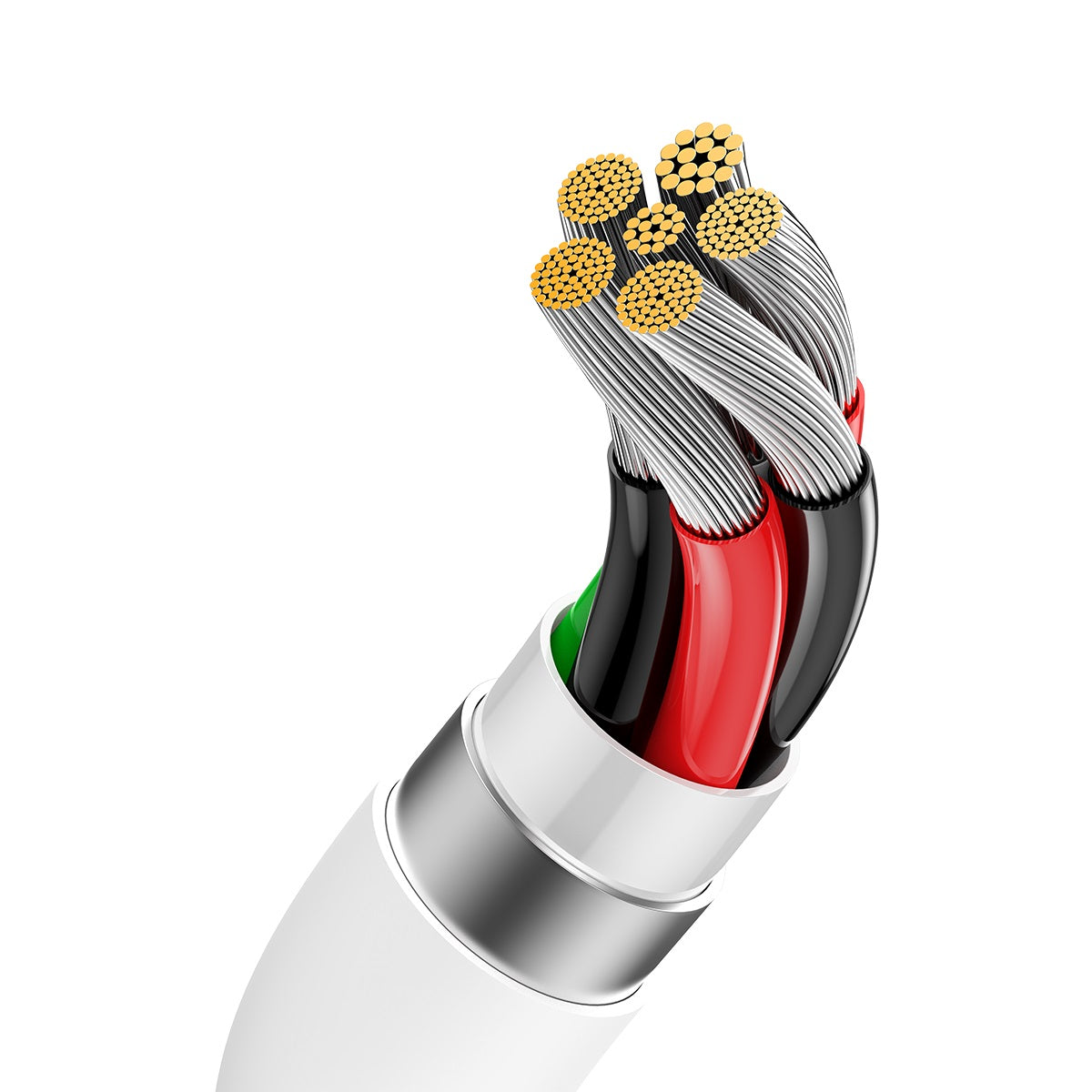 BASEUS KABEL SUPERIOR USB - USB-C 1M BIAŁY 100W
