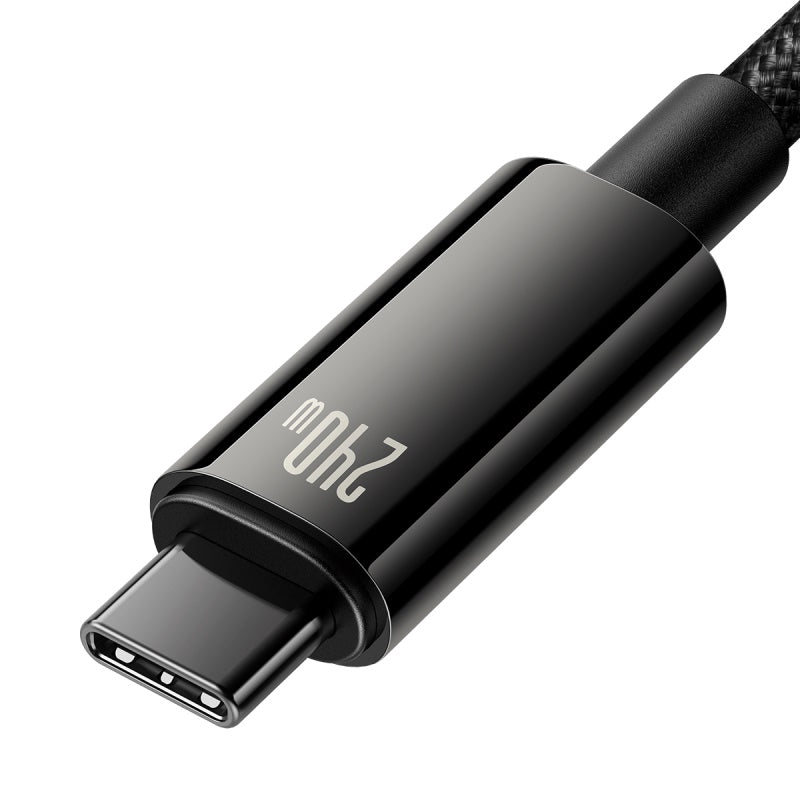 BASEUS KABEL TUNGSTEN PD USB-C - USB-C 3,0M CZARNY 240W