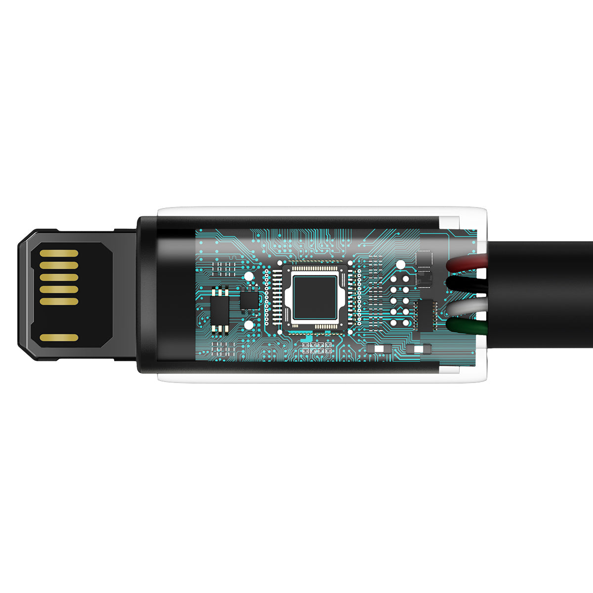 BASEUS KABEL TUNGSTEN USB - LIGHTNING 2,0M 2,4A CZARNY