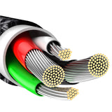 BASEUS KABEL TUNGSTEN USB - LIGHTNING 2,0M 2,4A CZARNY