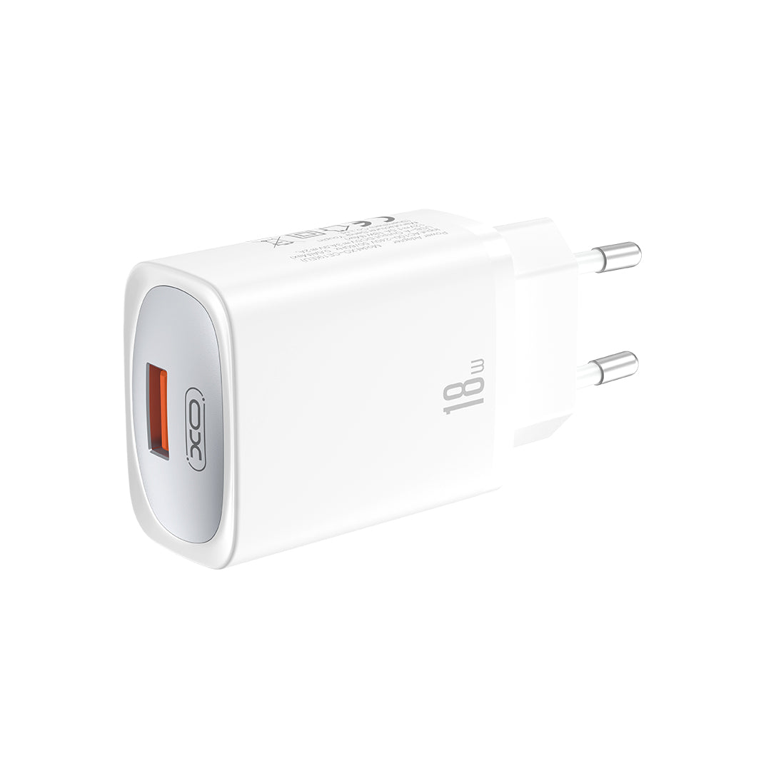 XO ŁADOWARKA SIECIOWA CE19 QC 18W 1X USB BIAŁA + KABEL MICRO USB