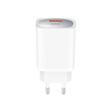 XO ŁADOWARKA SIECIOWA CE19 QC 18W 1X USB BIAŁA + KABEL USB-C