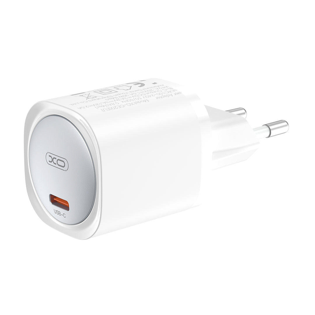 XO ŁADOWARKA SIECIOWA CE20 PD 30W 1X USB-C BIAŁA