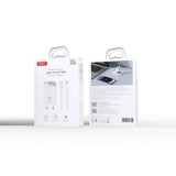 XO ŁADOWARKA SIECIOWA CE21 PD 30W 1X USB-C 1X USB BIAŁA + KABEL USB-C - LIGHTNING