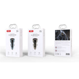 XO ŁADOWARKA SAMOCHODOWA CC60 60W 1X USB 1X USB-C NIEBIESKA