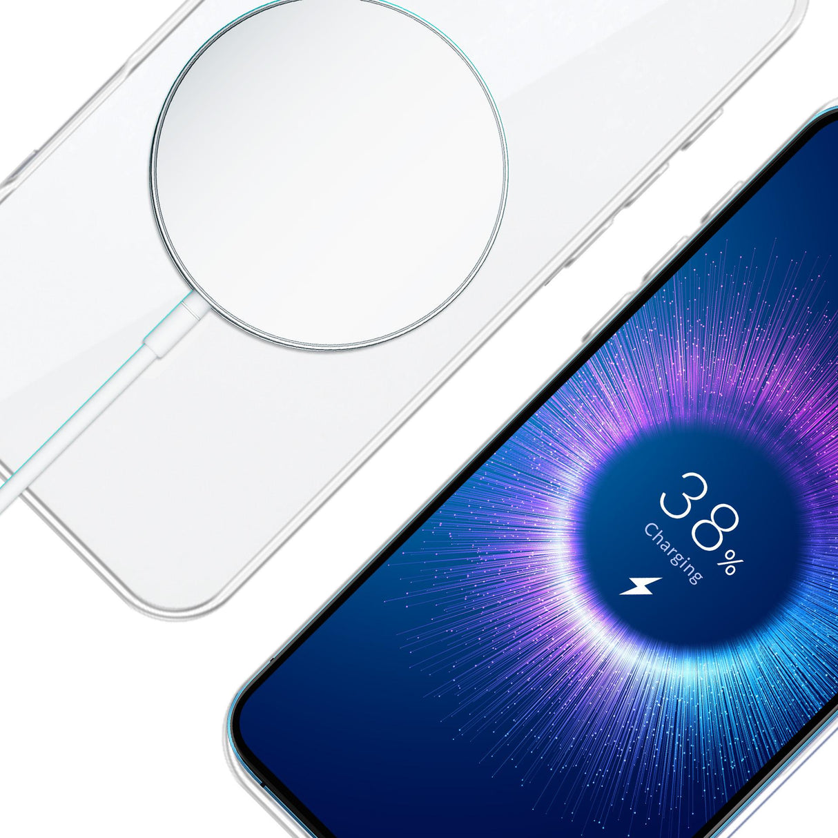 ETUI APPLE IPHONE 16 PLUS - 3MK CLEAR MAGCASE