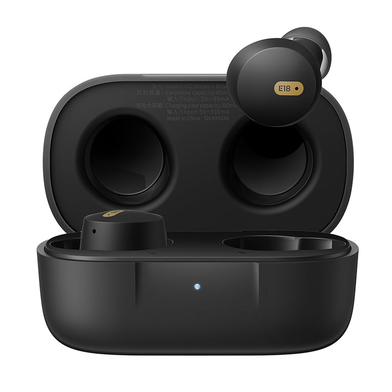 BASEUS SŁUCHAWKI BLUETOOTH BOWIE E18 TRUE WIRELESS EARPHONES CZARNE