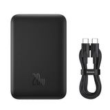 BASEUS POWER BANK MAGNETYCZNY MINI 20W 10000MAH CZARNY