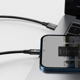 BASEUS KABEL 3W1 RAPID PD USB-C - MICRO USB + LIGHTNING + USB-C 1,5M CZARNY 20W