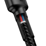 BASEUS KABEL CAFULE PD 2.0 USB-C - USB-C 1,0M 3A SZARO-CZARNY 60W