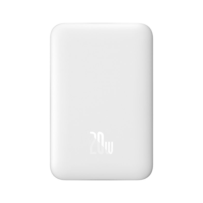 BASEUS POWER BANK MAGNETYCZNY MINI 20W 10000MAH BIAŁY