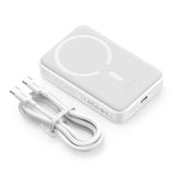 BASEUS POWER BANK MAGNETYCZNY MINI 30W 10000MAH BIAŁY