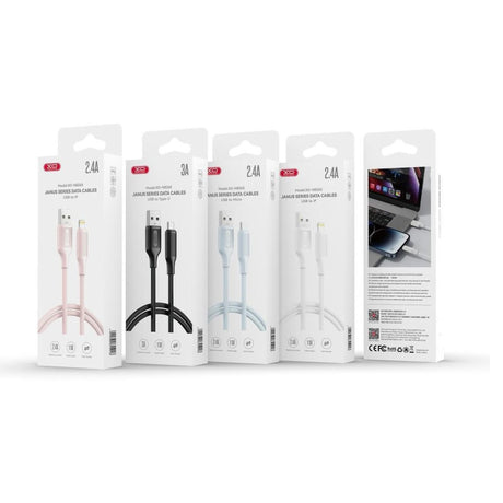 XO KABEL NB265 USB - LIGHTNING 1,0M 2,4A BIAŁY