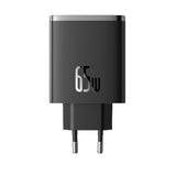 BASEUS ŁADOWARKA SIECIOWA CUBE PRO PD 65W 2X USB-C 1X USB CZARNA