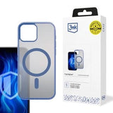 ETUI APPLE IPHONE 16 - 3MK FROSTY MAGCASE BLUE NIEBIESKIE