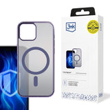 ETUI APPLE IPHONE 14 - 3MK FROSTY MAGCASE PURPLE FIOLETOWE