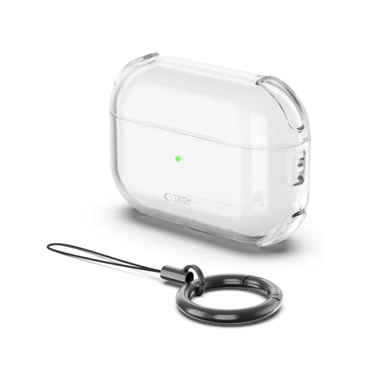 ETUI NA SŁUCHAWKI TECH-PROTECT BOUNCE APPLE AIRPODS PRO 3 CLEAR TRANSPARETNE (Kopia)