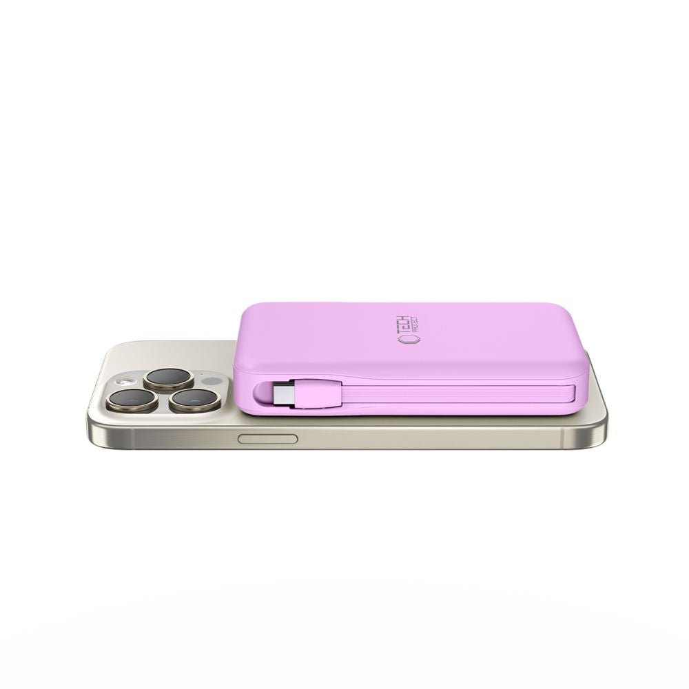 POWERBANK TECH-PROTECT PB31 LIFEMAG MAGSAFE POWER BANK 10000MAH LAVENDER FIOLETOWY