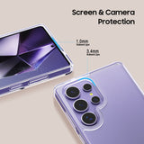 ETUI TECH-PROTECT FLEXAIR HYBRID SAMSUNG GALAXY S25 ULTRA CLEAR TRANSPARETNE
