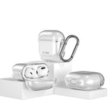 ETUI NA SŁUCHAWKI TECH-PROTECT FLEXAIR APPLE AIRPODS 4 CLEAR TRANSPARETNE