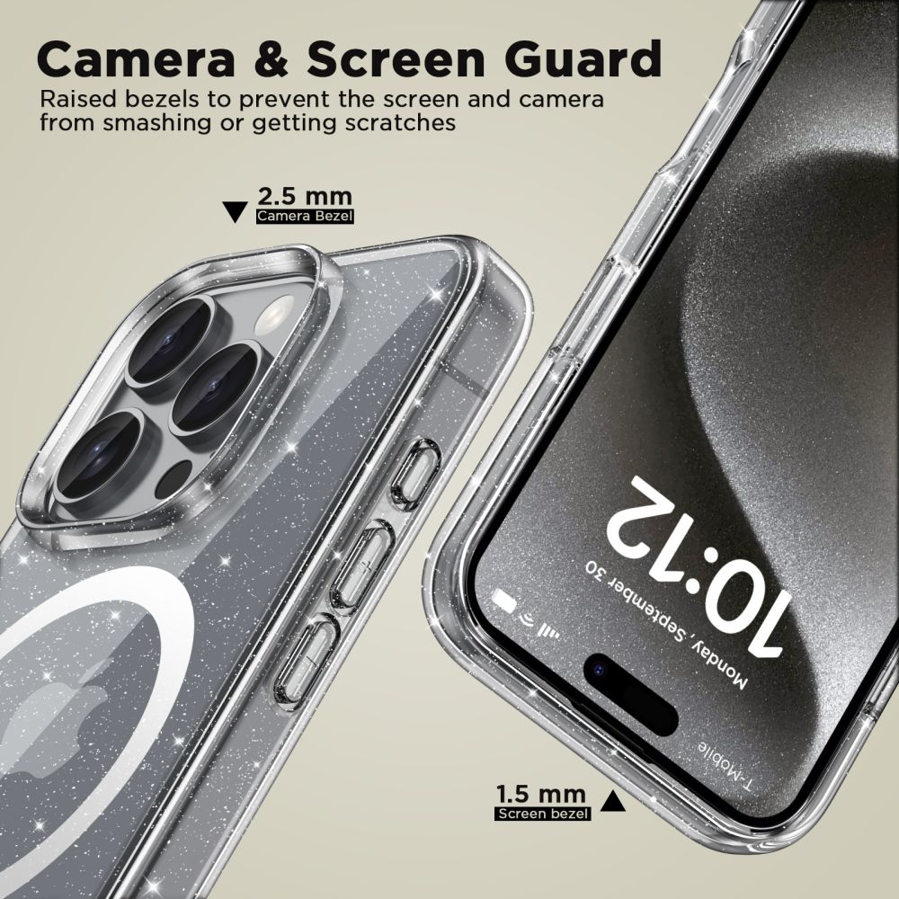ETUI TECH-PROTECT FLEXAIR HYBRID MAGSAFE IPHONE 16 PRO BROKATOWE