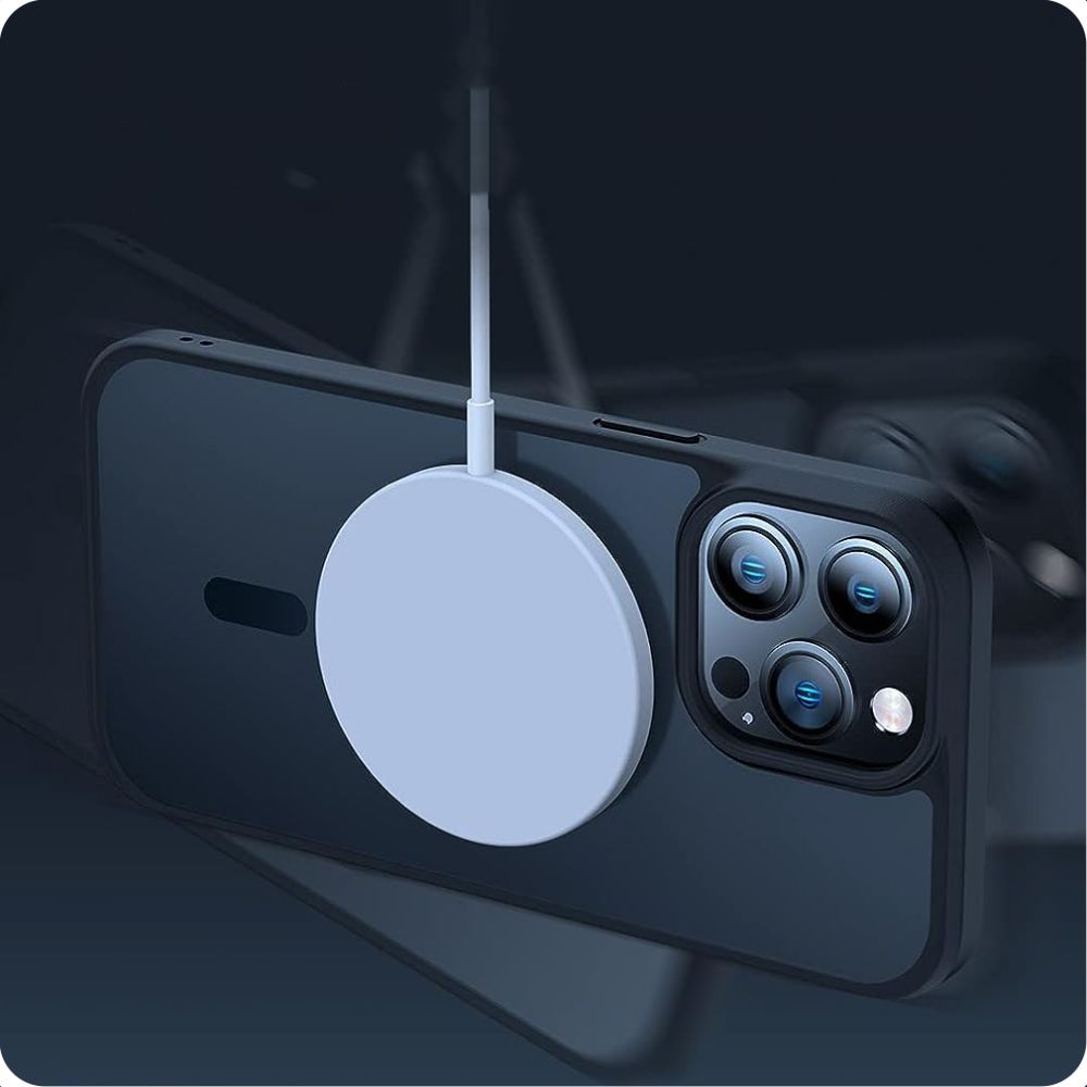 ETUI TECH-PROTECT MAGMAT MAGSAFE IPHONE 15 PRO MATTE CZARNE
