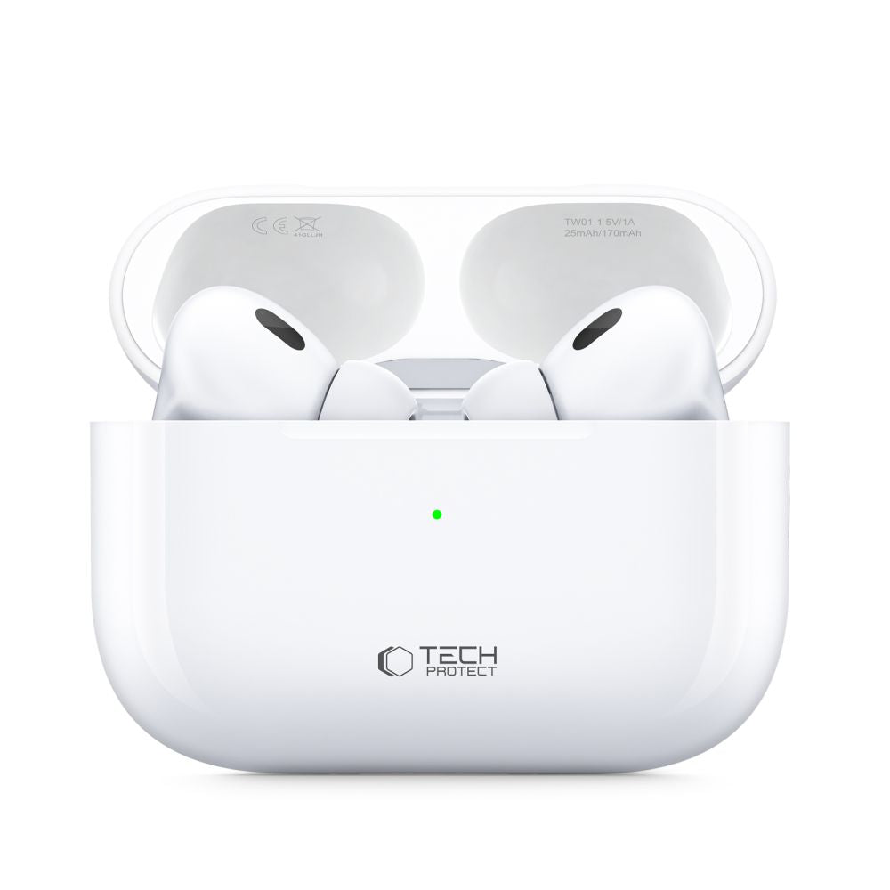 SŁUCHAWKI TECH-PROTECT ULTRABOOST TWS EARPHONE PRO BIAŁE