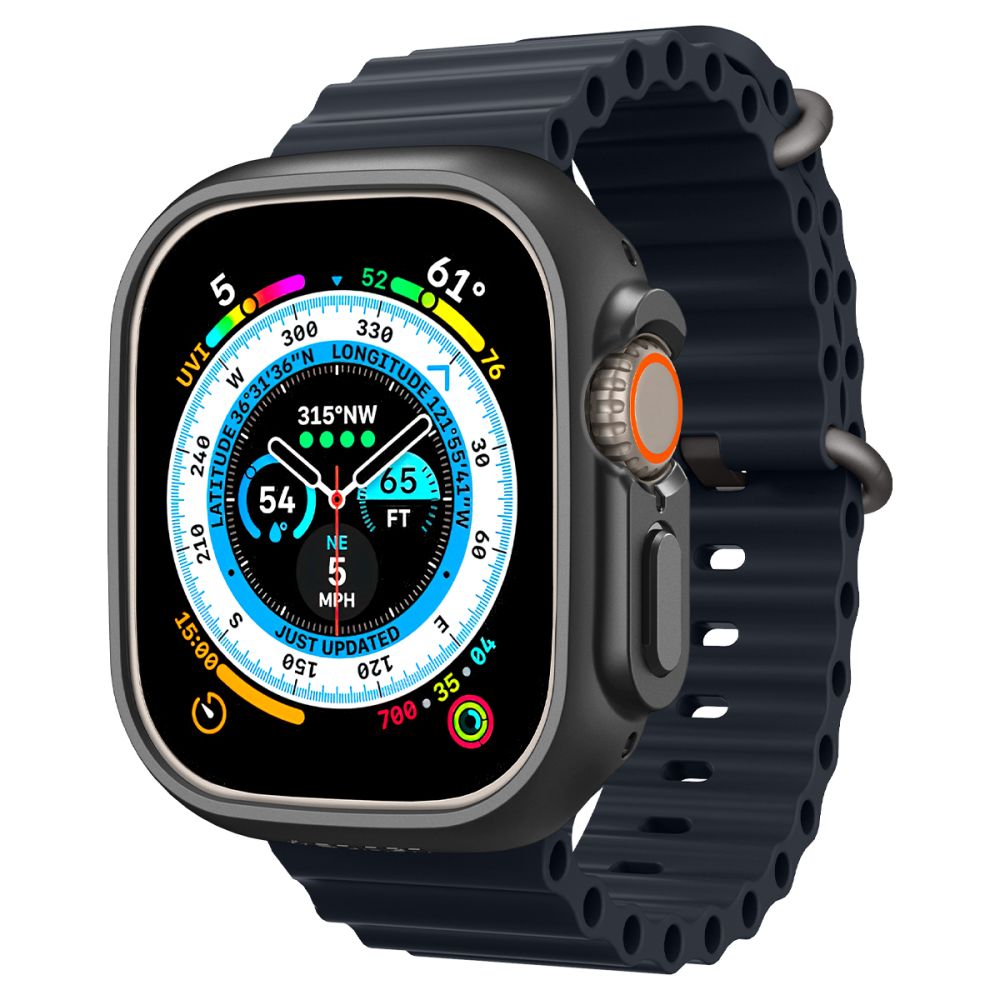 ETUI SPIGEN THIN FIT APPLE WATCH ULTRA 1 / 2 (49 MM) BLACK CZARNE